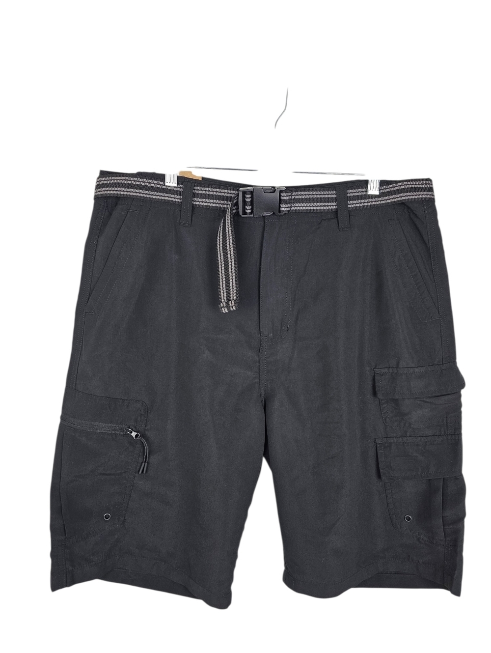 Denali Men's Black Cargo Shorts with Belt NWT